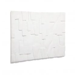 Made Goods Berrico Abstract Concrete Wall Art - White