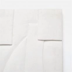 Made Goods Berrico Abstract Concrete Wall Art - White