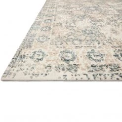 Loloi Rugs DINING ROOM Lindsay Antique White / Aqua Rug