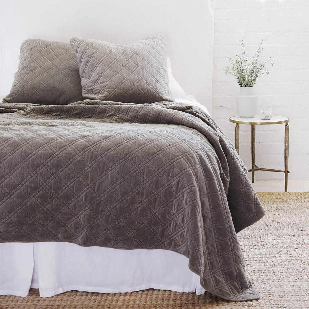 Pom Pom Home Wellingborough Bedding Collection - Pewter Home + Lifestyle 3 Pom Pom Home Wellingborough Bedding Collection - Pewter Home + Lifestyle