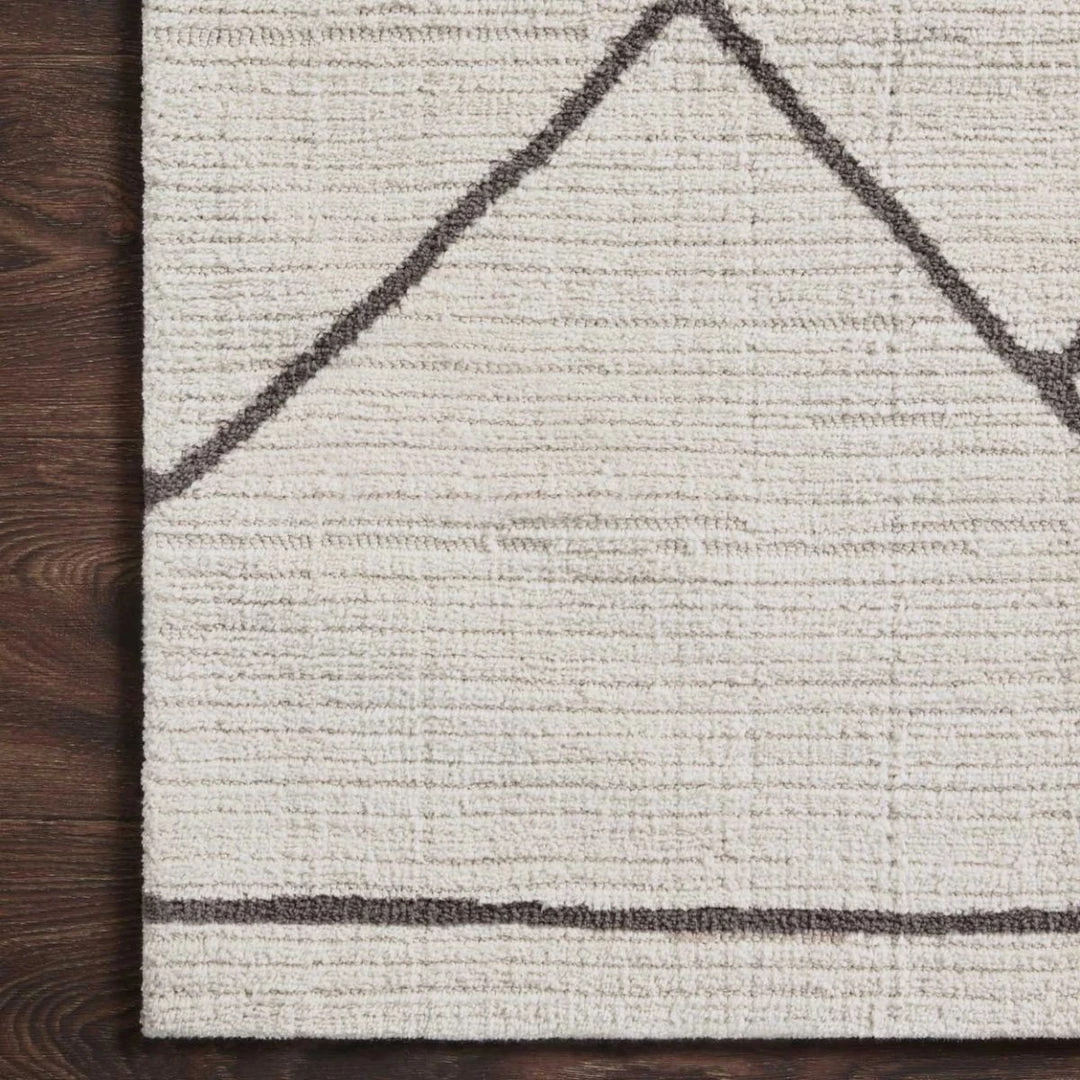 Loloi Rugs Logan Ivory / Charcoal Rug 6 Loloi Rugs Logan Ivory / Charcoal Rug