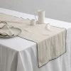 Cultiver Cameron Edged Table Runner - Slate Home + Lifestyle