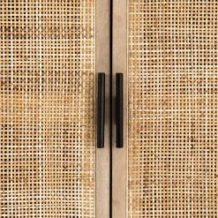 Four Hands Labasa Cabinet - Black Wash Mango Furniture