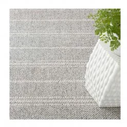 Dash & Albert Classic Grey Stripe Indoor / Outdoor Rug