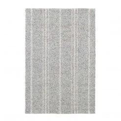 Dash & Albert Classic Grey Stripe Indoor / Outdoor Rug