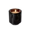 Indaba Clermont Marble Candle - Black
