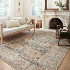 Loloi Rugs Margot Ocean / Spice Rug DINING ROOM