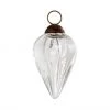 Indaba Home + Lifestyle Coastal Cone Clear Ornament