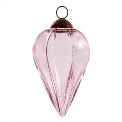 Indaba Coastal Cone Pink Ornament Home + Lifestyle