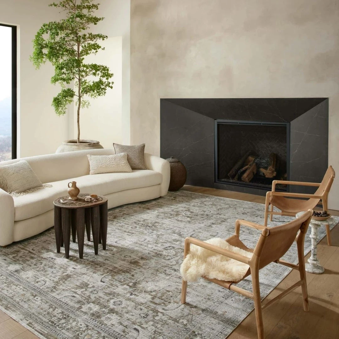 Loloi Rugs DINING ROOM Bonney Moss / Stone Rug 5 Loloi Rugs DINING ROOM Bonney Moss / Stone Rug