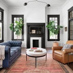 Loloi Rugs Deven Sunset / Indigo Rug DINING ROOM