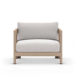 Four Hands Edmonton Outdoor Lounge Chair - Stone Grey Furniture