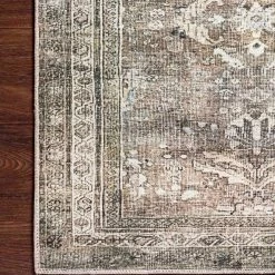 Loloi Rugs Layla Antique / Moss Rug DINING ROOM