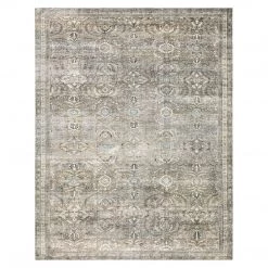 Loloi Rugs Layla Antique / Moss Rug DINING ROOM