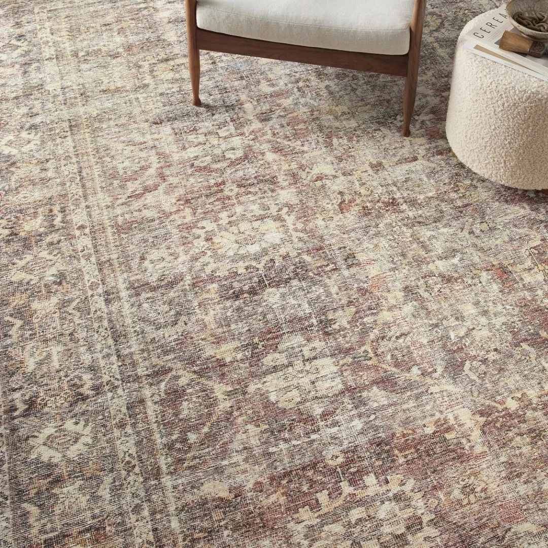 Loloi Rugs Georgie Bordeaux / Antique Rug 6 Loloi Rugs Georgie Bordeaux / Antique Rug