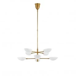 Visual Comfort Graphic Two-Tier Chandelier Lighting