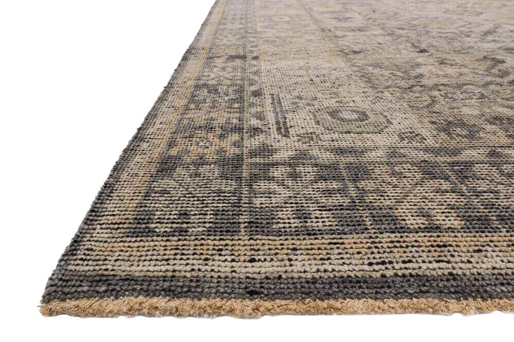 Loloi Rugs DINING ROOM Heirloom Bone / Charcoal Rug 6 Loloi Rugs DINING ROOM Heirloom Bone / Charcoal Rug
