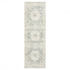 Loloi Rugs DINING ROOM Rosette Rug - Denim / Fog