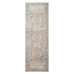 Loloi Rugs Jules Natural / Ocean Rug DINING ROOM