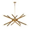 Regina Andrew Kipawa Chandelier - Natural Brass Floor Model