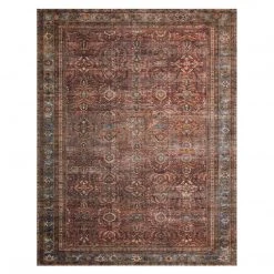 Loloi Rugs Ready To Ship Now Layla Brick / Blue Rug