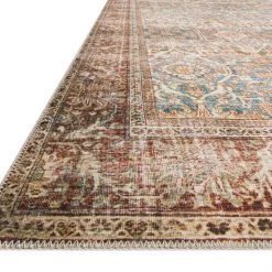 Loloi Rugs Ready To Ship Now Layla Ocean / Rust Rug 11 Loloi Rugs Ready To Ship Now Layla Ocean / Rust Rug