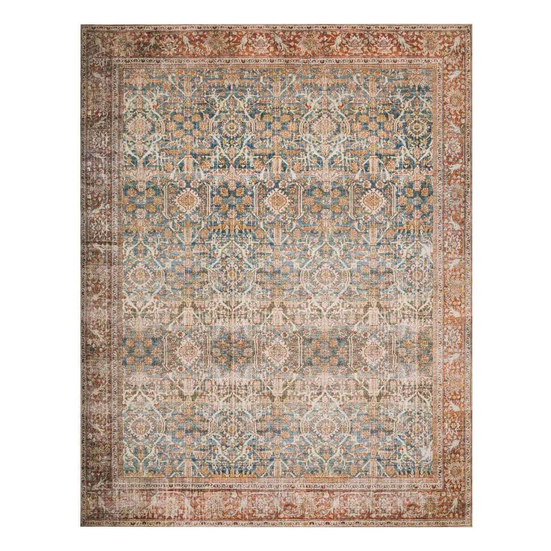 Loloi Rugs Ready To Ship Now Layla Ocean / Rust Rug 3 Loloi Rugs Ready To Ship Now Layla Ocean / Rust Rug