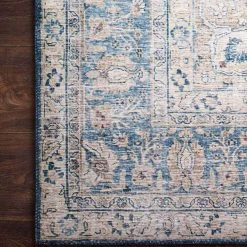 Loloi Rugs Layla Blue / Tangerine Rug