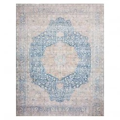 Loloi Rugs Layla Blue / Tangerine Rug