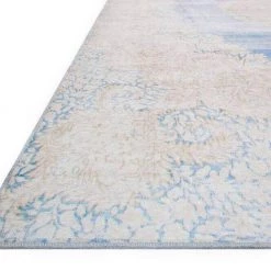 Loloi Rugs Lucca Light Blue / Sand Rug DINING ROOM