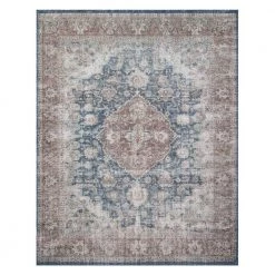 Loloi Rugs Lucca Denim / Terracotta Rug