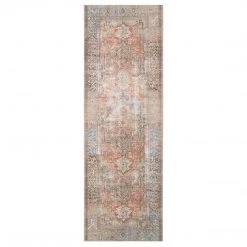 Loloi Rugs Loren Terracotta / Sky Rug 10 Loloi Rugs Loren Terracotta / Sky Rug