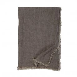 Pom Pom Home Genoa Oversized Throw - Pebble