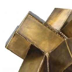 Regina Andrew Home + Lifestyle Massimo Abstract Brass Sculpture