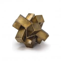 Regina Andrew Home + Lifestyle Massimo Abstract Brass Sculpture