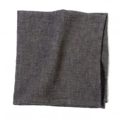 Pom Pom Home Mokena Cotton Napkin - Charcoal