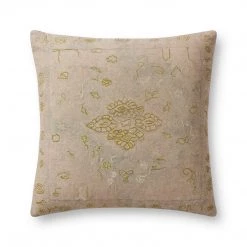 Loloi Rugs Kanpur Pillow - Green / Beige Ready To Ship Now