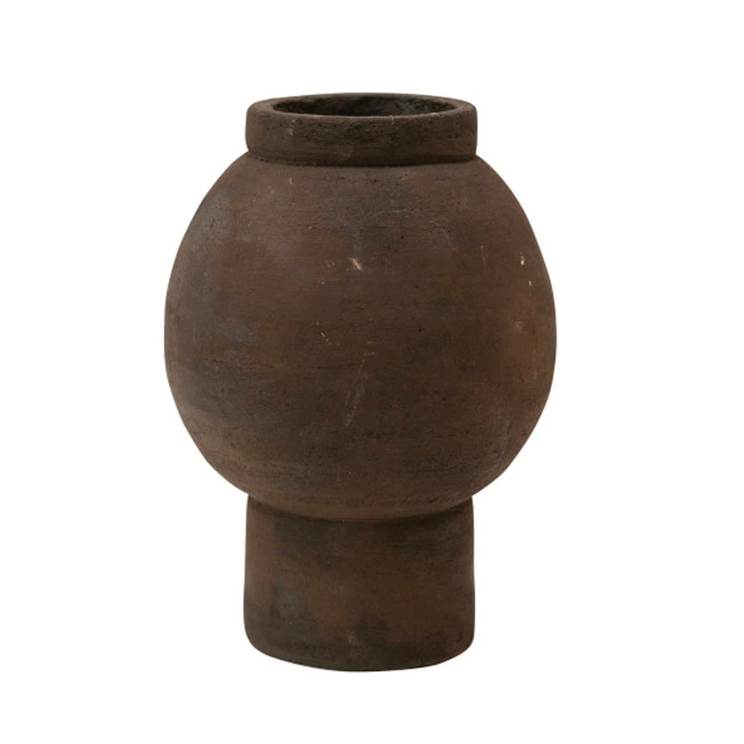 Bloomingville Palmori Terracotta Vase Ready To Ship Now 3 Bloomingville Palmori Terracotta Vase Ready To Ship Now