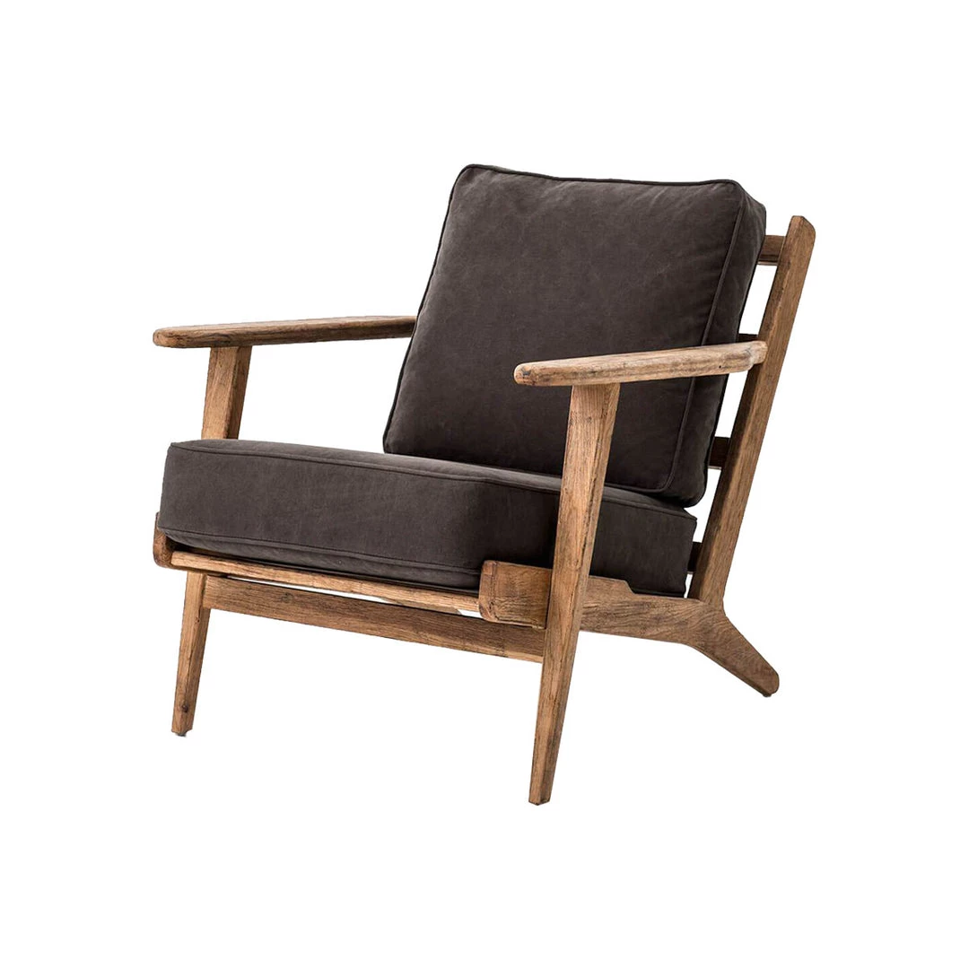 Four Hands Puebla Lounge Chair - Stonewash Dark Green 3 Four Hands Puebla Lounge Chair - Stonewash Dark Green