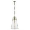 Visual Comfort Robinson Pendant With Clear Glass
