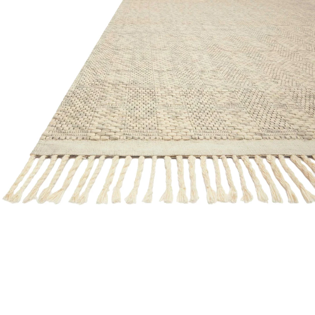 Loloi Rugs Myra Rug - White / Grey DINING ROOM 5 Loloi Rugs Myra Rug - White / Grey DINING ROOM