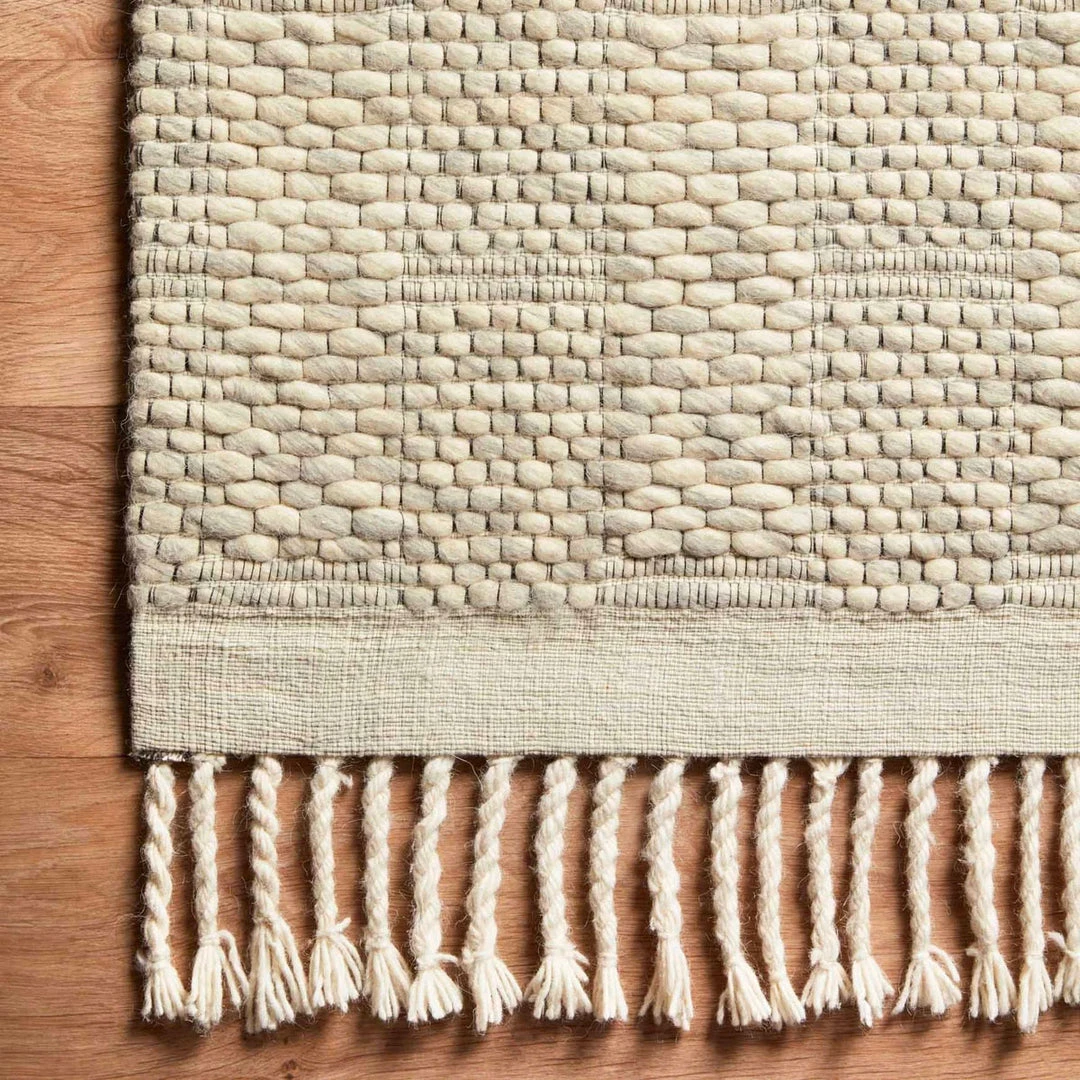 Loloi Rugs Myra Rug - White / Grey DINING ROOM 6 Loloi Rugs Myra Rug - White / Grey DINING ROOM