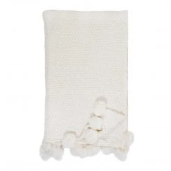 Pom Pom Home Home + Lifestyle Roseburg Oversized Throw - White