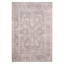 Loloi Rugs Skye Grey / Apricot Rug DINING ROOM