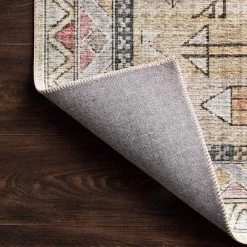 Loloi Rugs Skye Gold / Blush Rug DINING ROOM