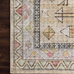 Loloi Rugs Skye Gold / Blush Rug DINING ROOM