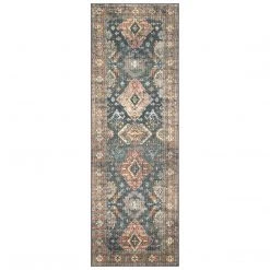 Loloi Rugs DINING ROOM Skye Sea / Rust Rug