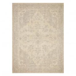 Loloi Rugs Priya Ivory / Grey Rug DINING ROOM