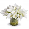 New Growth Designs Home + Lifestyle Calla Lily Arrangement In Glass - White 2 New Growth Designs Home + Lifestyle Calla Lily Arrangement In Glass - White