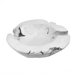 Blue Ocean Traders White Teak Root Bowl Outdoor